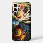 Fantasy Niedlich Owl Wasserfall Bäume Case-Mate iPhone Hülle (Rückseite)