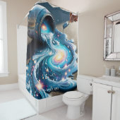 Fantasy Niedlich Paint Space Stars Duschvorhang (Beispiel)