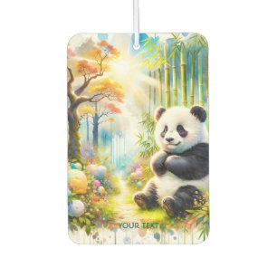 Fantasy Niedlich Panda Bamboo Forest Autolufterfrischer
