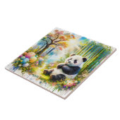 Fantasy Niedlich Panda Bamboo Forest Fliese (Seite)
