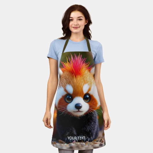 Fantasy Niedlich Panda Red Hai Schürze (Getragen)