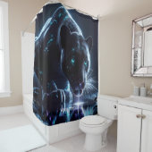 Fantasy Niedlich Panther Drink Water Duschvorhang (Beispiel)