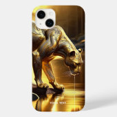 Fantasy Niedlich Panther River Water Case-Mate iPhone Hülle (Rückseite)