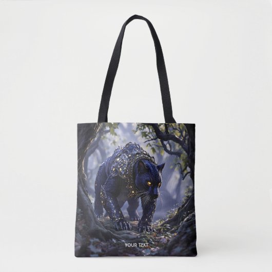 Fantasy Niedlich Panther Scale Armor Tasche (Vorderseite)