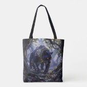 Fantasy Niedlich Panther Scale Armor Tasche (Rückseite)