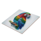 Fantasy Niedlich Paper Clips Bird Fliese (Seite)