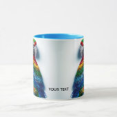 Fantasy Niedlich Paper Clips Bird Tasse (Zentrum)