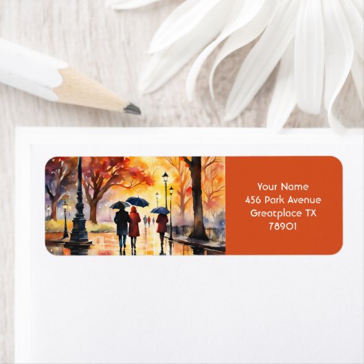 Fantasy Niedlich Park Fall Rain (Insitu)