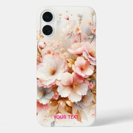 Fantasy Niedlich Pastell Pink Sakura Case-Mate iPhone Hülle (Rückseite)