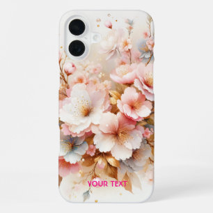 Fantasy Niedlich Pastell Pink Sakura iPhone 16 Plus Hülle