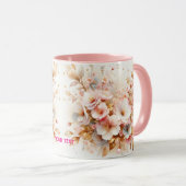 Fantasy Niedlich Pastell Pink Sakura Tasse (VorderseiteRechts)