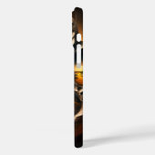 Fantasy Niedlich Paw Lion Stone Case-Mate iPhone Hülle (Rückseite / Links)