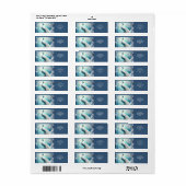 Fantasy Niedlich Peacock Ice Winter (Vorne)