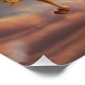 Fantasy Niedlich Pegasus Dusk Sky Poster (Ecke)