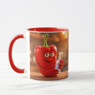Fantasy Niedlich Pepper Spray Kitchen Tasse