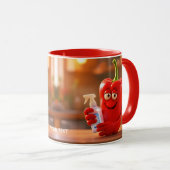 Fantasy Niedlich Pepper Spray Kitchen Tasse (VorderseiteRechts)