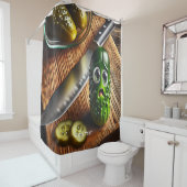 Fantasy Niedlich Pickles Board Jar Duschvorhang (Beispiel)