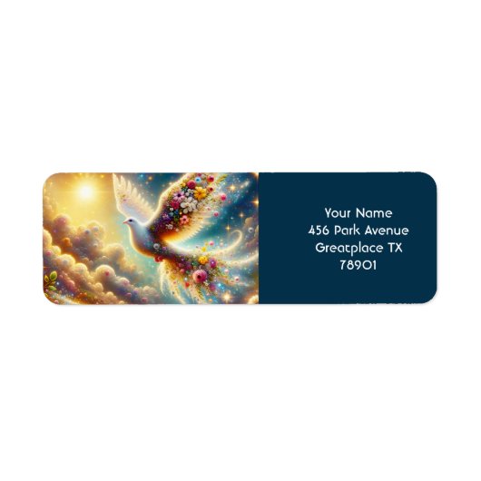 Fantasy Niedlich Pigeon Space Blume (Vorne)