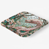 Fantasy Niedlich Pink Snake Sakura Pappteller (Gewinkelt)