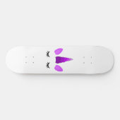 Fantasy Niedlich Pink Unicorn Skateboard (Horizontal)