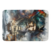 Fantasy Niedlich Pirate Sea Ship Badematte (Vorderseite)