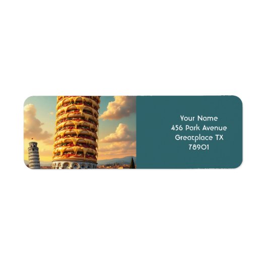 Fantasy Niedlich Pisa Tower Pizza (Vorne)