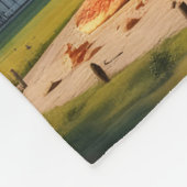 Fantasy Niedlich Pisa Tower Pizza Fleecedecke (Ecke)