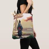Fantasy Niedlich Pixel Art Samurai Tasche (Von Nahem)