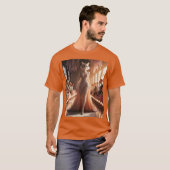 Fantasy Niedlich Podium Schöne Katze T-Shirt (Vorne ganz)