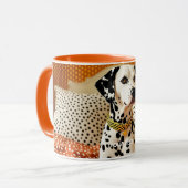 Fantasy Niedlich Polka Dog Dot Tasse (Vorderseite Links)