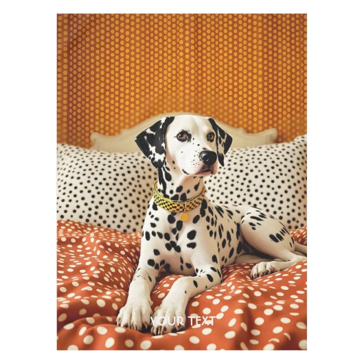 Fantasy Niedlich Polka Dog Dot Tischdecke (Vorderseite)