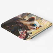 Fantasy Niedlich Possum Leather Jacket Pappteller (Gewinkelt)