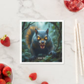 Fantasy Niedlich prähistorisches Eichhörnchen Serviette (Beispiel)