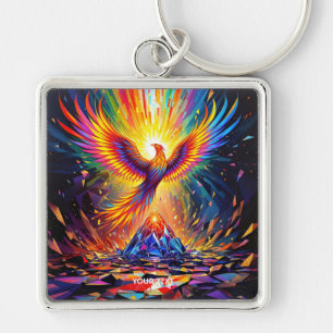 Fantasy Niedlich Prism Phoenix Aufstieg Schlüsselanhänger