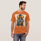 Fantasy Niedlich Punk Graffiti Throne T-Shirt (Vorne ganz)