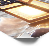 Fantasy Niedlich Rabbit Post Lantern Poster (Ecke)