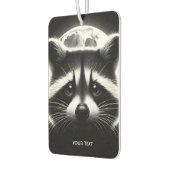 Fantasy Niedlich Racoon Face Moon Autolufterfrischer (Links)