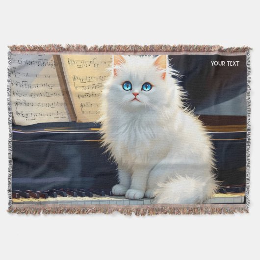 Fantasy Niedlich Ragdoll Chat Auf Piano Decke (Vorderseite)