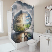 Fantasy Niedlich Rain Umbrella Sun Duschvorhang (Beispiel)