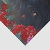 Fantasy Niedlich Red Faicess Princess Decoupage Seidenpapier (Detail)