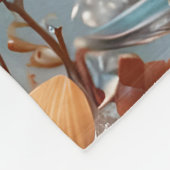 Fantasy Niedlich Red Glass Fox Fleecedecke (Ecke)