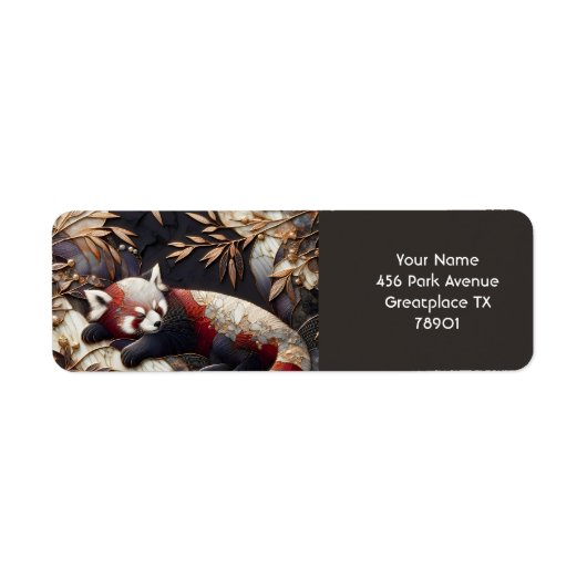 Fantasy Niedlich Red Panda Art (Vorne)