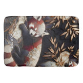 Fantasy Niedlich Red Panda Art Badematte (Vorderseite)