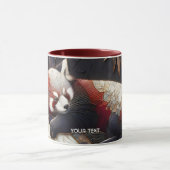 Fantasy Niedlich Red Panda Art Tasse (Zentrum)