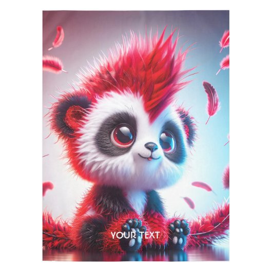 Fantasy Niedlich Red Panda Baby Tischdecke (Vorderseite)