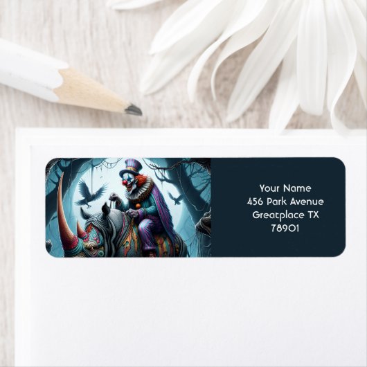 Fantasy Niedlich Rhino Clown Trees (Insitu)