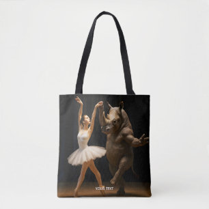 Fantasy Niedlich Rhino Dancer Ballerina Tasche