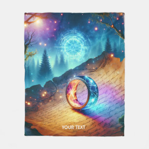 Fantasy Niedlich Ring Forest Skies Fleecedecke