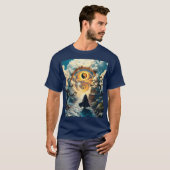 Fantasy Niedlich Road Trees Man T-Shirt (Vorne ganz)