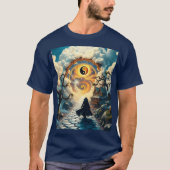 Fantasy Niedlich Road Trees Man T-Shirt (Vorderseite)